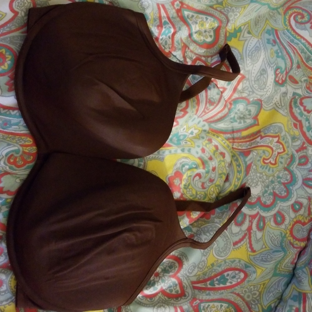 Brown Bra-Plunge